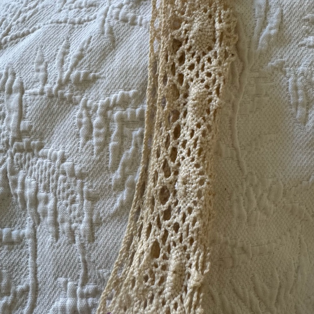 Handmade Floral Embroider w lace/ ribbon Top, BOHO , fairy , festival - Picture 6 of 12